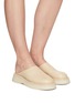 Figure View - Click To Enlarge - WANDLER - ‘Rosa’ Platform Round Toe Leather Mules
