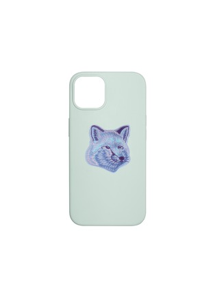 Main View - Click To Enlarge - NATIVE UNION - x Maison Kitsuné Winter Purple Fox Badge iPhone 13 Case — Mint