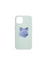 Main View - Click To Enlarge - NATIVE UNION - x Maison Kitsuné Winter Purple Fox Badge iPhone 13 Case — Mint
