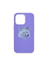 Main View - Click To Enlarge - NATIVE UNION - x Maison Kitsuné Winter Purple Fox Badge iPhone 13 Pro Max Case — Provencal Blue