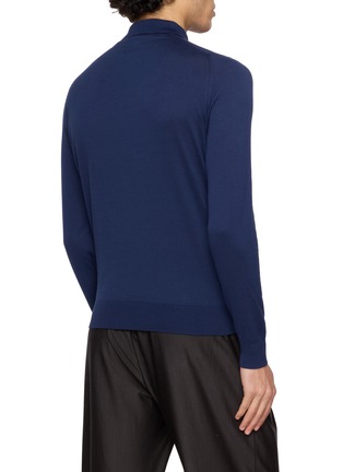 Back View - Click To Enlarge - JOHN SMEDLEY - Bradwell Sea Island Cotton Polo