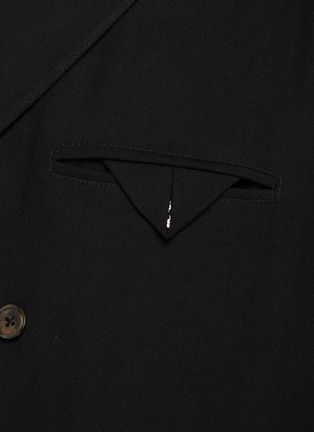  - RE: BY MAISON SANS TITRE - Long Sleeve Double Breasted Wool Shirt