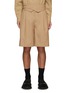 Main View - Click To Enlarge - RE: BY MAISON SANS TITRE - Adjustable Cross Waist Strap Relaxed Fit Shorts