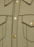  - RE: BY MAISON SANS TITRE - Contrast Stitch Detail Spread Collar Cardigan