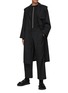 Figure View - Click To Enlarge - RE: BY MAISON SANS TITRE - Classic Relaxed Fit Structured Shoulder Coat