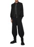 Figure View - Click To Enlarge - RE: BY MAISON SANS TITRE - Contrast Piping Drawstring Knit Jogger Pants