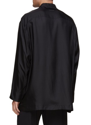 Back View - Click To Enlarge - FEAR OF GOD - Long Sleeve Mandarin Collar Lounge Shirt