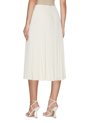 Back View - Click To Enlarge - THEORY - LAYERED PLEATED SKIRT