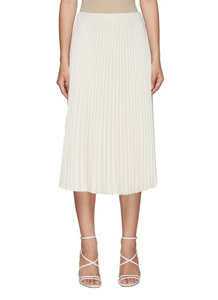 Main View - Click To Enlarge - THEORY - LAYERED PLEATED SKIRT