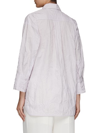 Back View - Click To Enlarge - PESERICO - OVERSIZED COTTON SHIRT