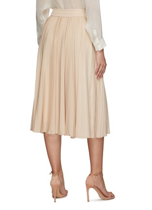 Back View - Click To Enlarge - PESERICO - MIDI PLEATED SKIRT