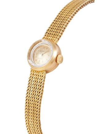 Detail View - Click To Enlarge - LANE CRAWFORD VINTAGE WATCHES - ROLEX INTEGRATED BRACELET 18K YELLOW GOLD LADY WRIST WATCH