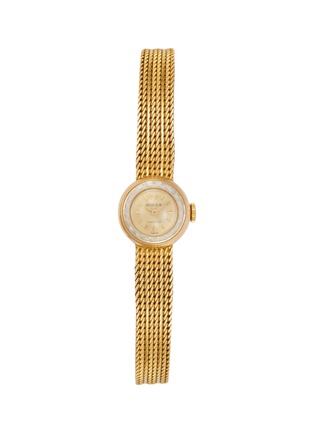 Main View - Click To Enlarge - LANE CRAWFORD VINTAGE WATCHES - ROLEX INTEGRATED BRACELET 18K YELLOW GOLD LADY WRIST WATCH
