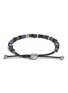 Detail View - Click To Enlarge - JOHN HARDY - Classic Chain' Lapis Lazuli Black Agate Sodalite Black Onyx Chrome Diopside Turquoise Beads Silver Pull Through Black Cord Bracelet