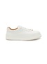 Main View - Click To Enlarge - JIL SANDER - Low-top leather wedge sneakers