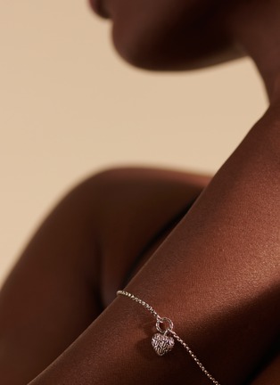 Detail View - Click To Enlarge - JOHN HARDY - Classic Chain' Silver Heart Charm Rolo Chain Lobster Clasp Bracelet