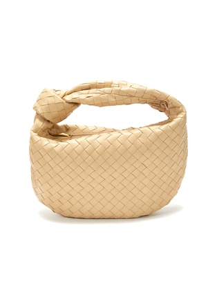 Main View - Click To Enlarge - BOTTEGA VENETA - ‘Teen Jodie' intrecciato leather knotted hobo bag
