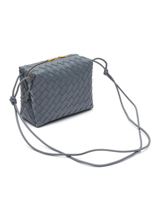 Detail View - Click To Enlarge - BOTTEGA VENETA - ‘Loop' Small Intrecciato Leather Crossbody Bag