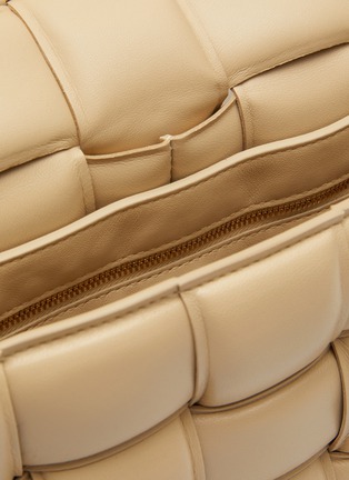 Detail View - Click To Enlarge - BOTTEGA VENETA - ‘Cassette' Padded Intreccio Leather Crossbody Bag