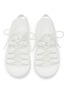 Detail View - Click To Enlarge - BOTTEGA VENETA - Lace-up gel rubber sandals