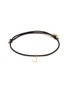 ATELIER PAULIN - ‘Your Way’ 18k Gold Initial Charm Cord Bracelet – J