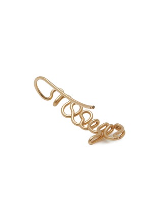 Detail View - Click To Enlarge - ATELIER PAULIN - ‘Drama Queen’ 14k Gold Cursive Right Earcuff