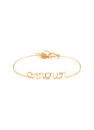 Main View - Click To Enlarge - ATELIER PAULIN - Amour' 14k Gold Cursive Bracelet