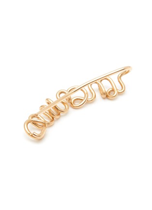 Detail View - Click To Enlarge - ATELIER PAULIN - ‘Amour’ 14k Gold Cursive Right Earcuff