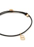 ATELIER PAULIN - ‘Your Way’ 18k Gold Initial Charm Cord Bracelet – B