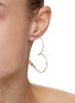 ATELIER PAULIN - Aime' 14k Gold Cursive Letter Heart Hoop Earrings
