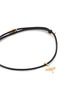 ATELIER PAULIN - ‘Your Way’ 18k Gold Initial Charm Cord Bracelet – X