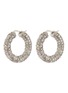 Main View - Click To Enlarge - JIL SANDER - ‘Brilliance' crystal embellished hoop earrings
