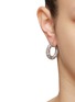 Figure View - Click To Enlarge - JIL SANDER - ‘Brilliance' crystal embellished hoop earrings