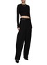Figure View - Click To Enlarge - WARDROBE.NYC - Pleated Virgin Wool Loose Fit Tailored Pants