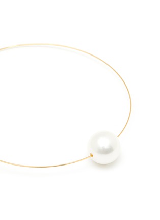 Detail View - Click To Enlarge - JIL SANDER - GIANT PEARLS NECKLACE