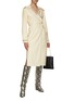 Figure View - Click To Enlarge - NANUSHKA - Brena' Vegan Leather Wrap Dress