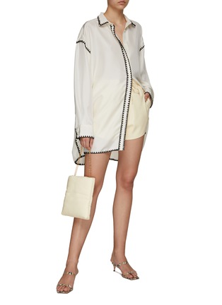 Figure View - Click To Enlarge - NANUSHKA - Janna' Vegan Leather Sport Shorts