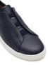 Detail View - Click To Enlarge - ERMENEGILDO ZEGNA - ‘Triple Stitch XXX’ Leather Slip-On Sneakers