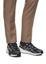Figure View - Click To Enlarge - ERMENEGILDO ZEGNA - ‘PIUMA’ LEATHER LOW TOP LACE UP SNEAKERS