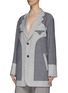 Detail View - Click To Enlarge - THE KEIJI - Contrast panel single-breast blazer and vest set