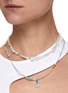 JÜÜ JÜÜ - Mercury' Jade Pendant Glass Beaded Necklace