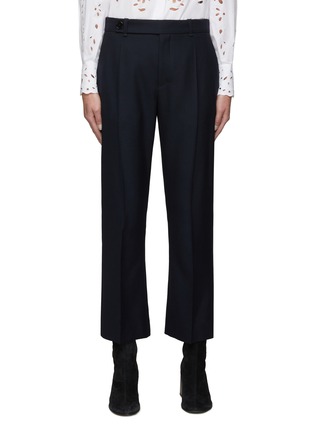 Main View - Click To Enlarge - CHLOÉ - WOOL CANVAS BOOTCUT PANTS