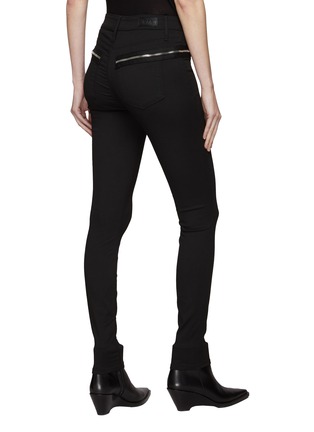 Back View - Click To Enlarge - RTA - ‘ROMINA‘ ZIP POCKET DETAIL HIGH RISE SKINNY JEANS