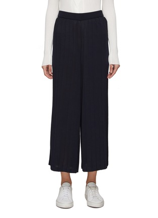Main View - Click To Enlarge - THEORY - Elastic waist pleated crop pants