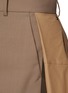  - SACAI - Tonal Colour Blocking High Waist Tailored Shorts