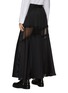 Back View - Click To Enlarge - SACAI - See Through Panel Wide Leg Suiting Pants