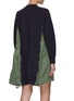 Back View - Click To Enlarge - SACAI - ‘Sponge Sweat X MA-1’ Sweatshirt dress