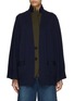 Main View - Click To Enlarge - SACAI - Hybrid Suiting Colour Blocking Cardigan