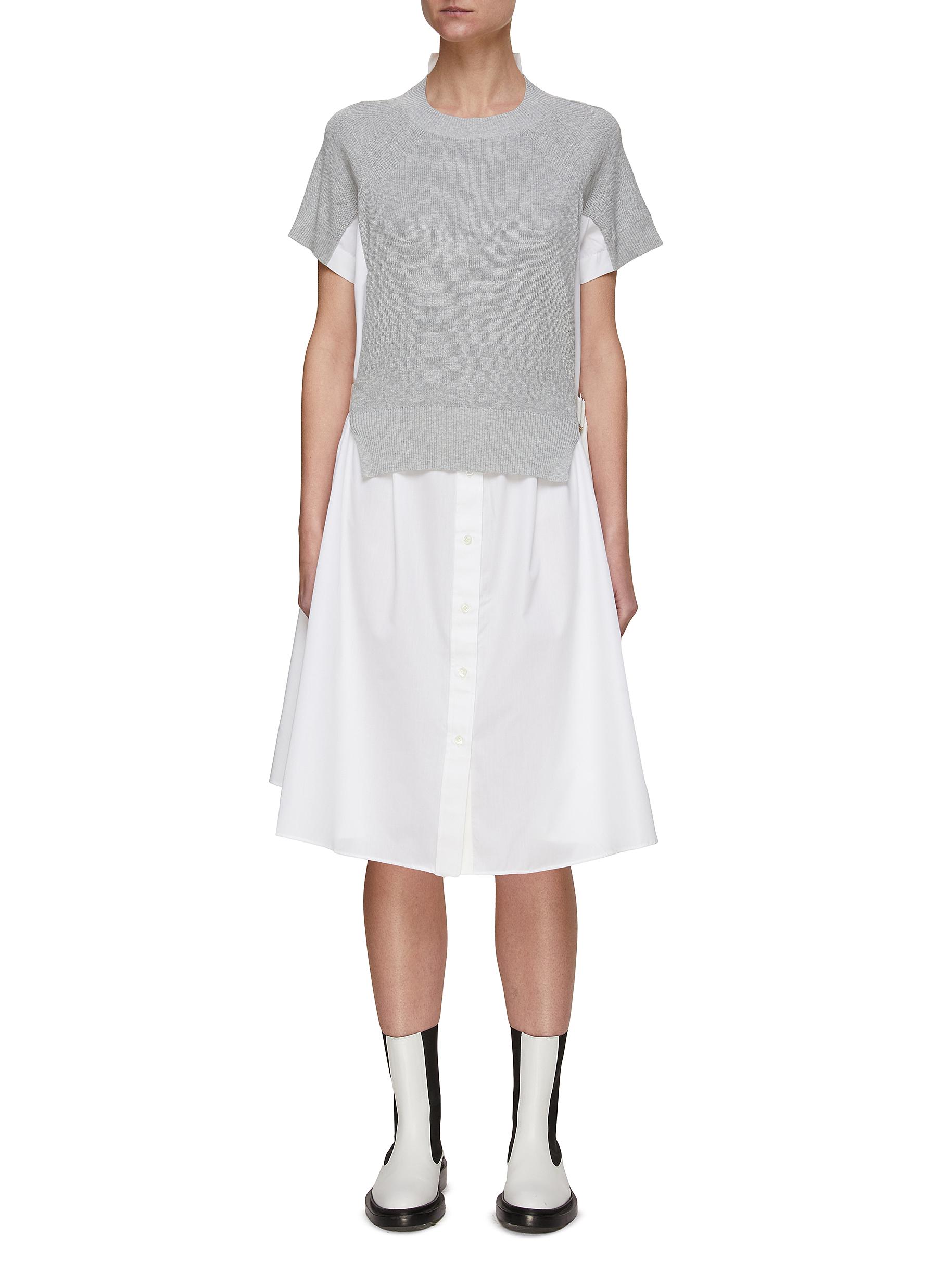 sacai shirt dress