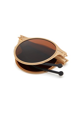 Detail View - Click To Enlarge - ROAV EYEWEAR - Balto' Foldable Metal Round Fram Sunglasses